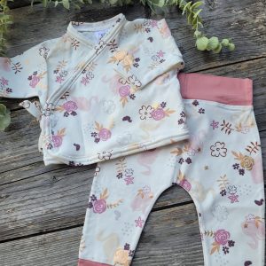 Kleding setje Roze Zwaan