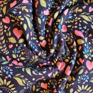 Groen\Roze Hart Bladeren