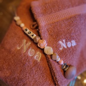 Handdoek set Noa met Speenkoord