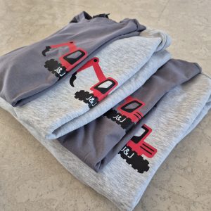 T-shirt met Sweater Kraan